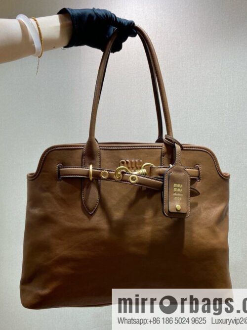 wsxc1749747974807_0_jpg-800x800jswfh0iogqz5262_20250625032109.jpg MIUMIU Aventure handbag 💕 new 💕 5BG291 💕💕 caramel color