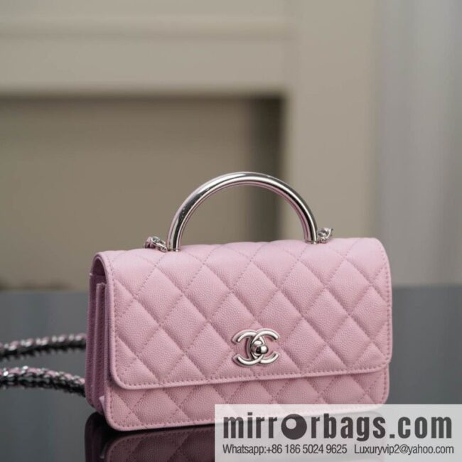 𝐂𝐡𝐚𝐧𝐞𝐥 𝟐𝟓𝐏 hidden model, handle organ bag, light powder 💗 AP3705