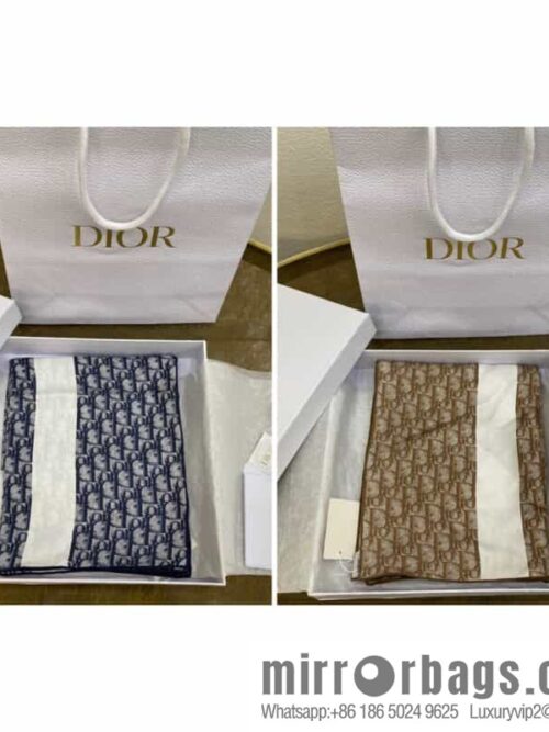 Dior sand wash 100% silk scarf