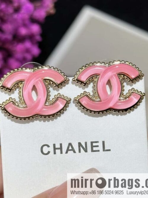 IMG_0007-800x800x0gy1ikwd0491362_20250702003101.jpg ❗️New ❗️ ☀️ new ☑️ Chanel c1 double c pink glazed stud earrings ☀️