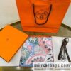 Hermes \"Waiting for Ulysses\" All-handmade rimmed scarf