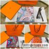 Hermes \"Waiting for Ulysses\" All-handmade rimmed scarf