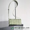 B Unisex the same BRICK CASSETTE long shoulder strap series crossbody bag shoulder backpack model; 729251 travertine green