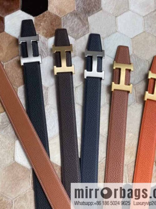 IMG_0143-800x800kepta2iby10111878_20250702085415.jpg Hermes Hermes with H Gold/Silver Metal Solder Joint Buckle Men\'s Double-Sided Leather Belt 38mm