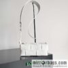 B Unisex same BRICK CASSETTE long shoulder strap series crossbody bag shoulder backpack model; 729251 white