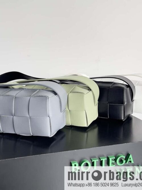 B Unisex the same BRICK CASSETTE long shoulder strap series crossbody bag shoulder backpack model; 729251 travertine green