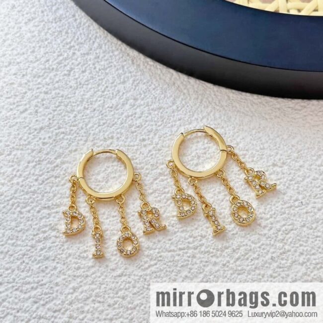 New ☑️ Dior tassel letter earrings stud earrings