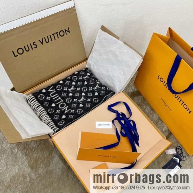 LV Louis Vuitton 100% cashmere scarf Mp2907