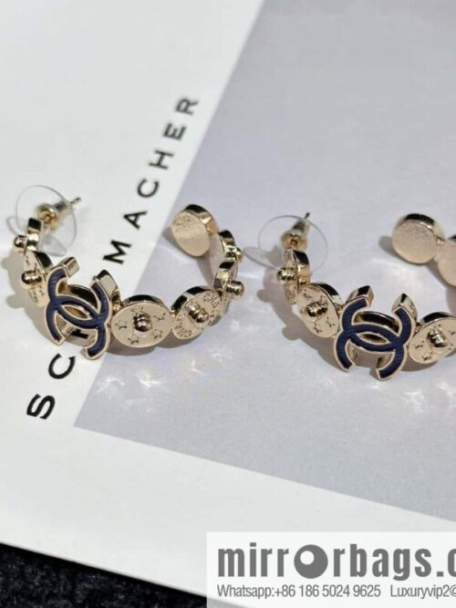 IMG_0291-800x800clzezxj4jyg91038_20250702002127.jpg ❗️New ❗️☀️ New ☑️ Chanel Semicircle Denim Button Earrings ☀️