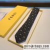 FENDI Fendi FF Letter 100% Top Jacquard Silk Tie