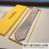 FENDI Fendi FF Letter 100% Top Jacquard Silk Tie
