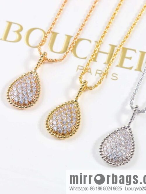 ☀New BOUCHERON/Boucheron SERPENT BOHEME series full of diamond drops 💧 necklace