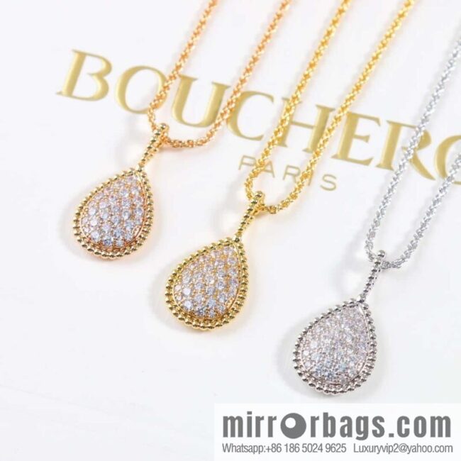 ☀New BOUCHERON/Boucheron SERPENT BOHEME series full of diamond drops 💧 necklace