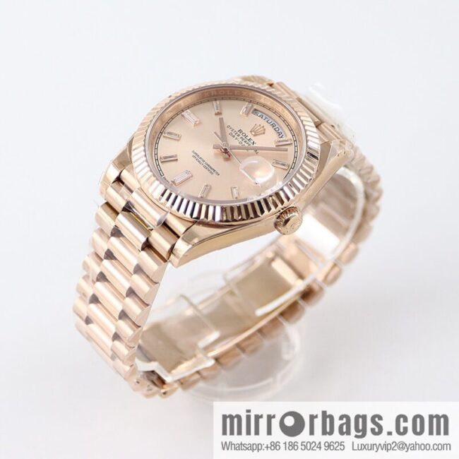 TWS new product, double calendar Rolex week log type, size 40Mm with 2836 automatic mechanical watch