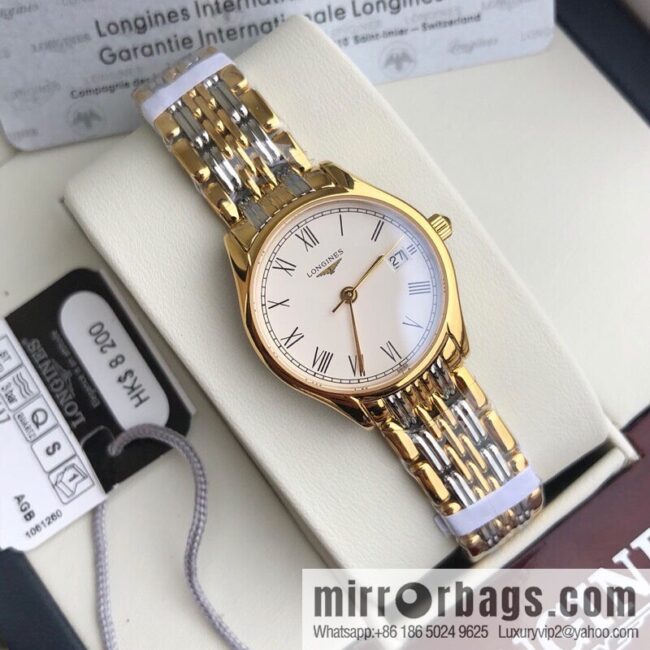 Longines Luya Series - Casual Fashion Couple Ladies Quartz Watch Men\'s 39mm, Women\'s 24mm