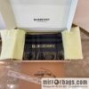 Burberry two-tone contrast checked cashmere scarf