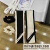 CHANEL CHANEL Camellia bevel bow 100% silk ribbon aa7531