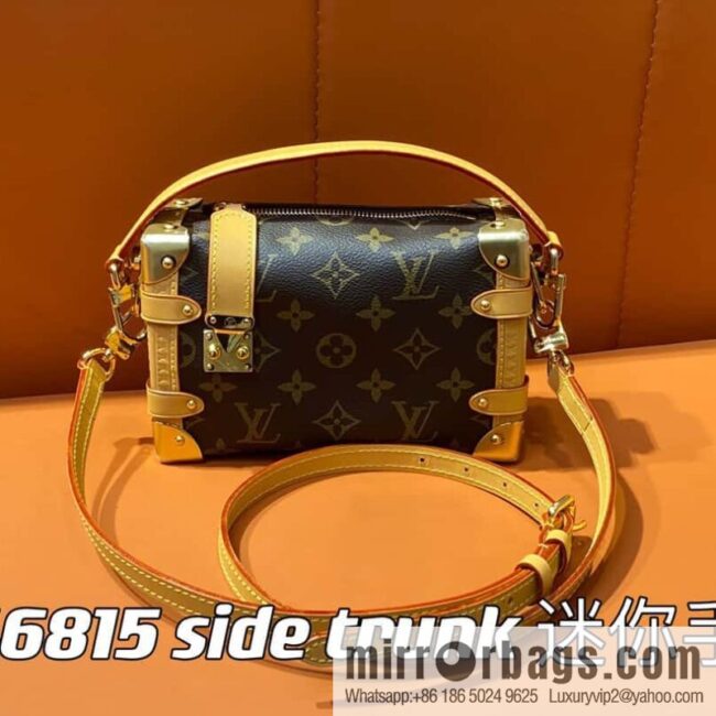 [Boutique‑grade] M46815 monogram mini soft box series side trunk mini handbag M46358 mini monogram
