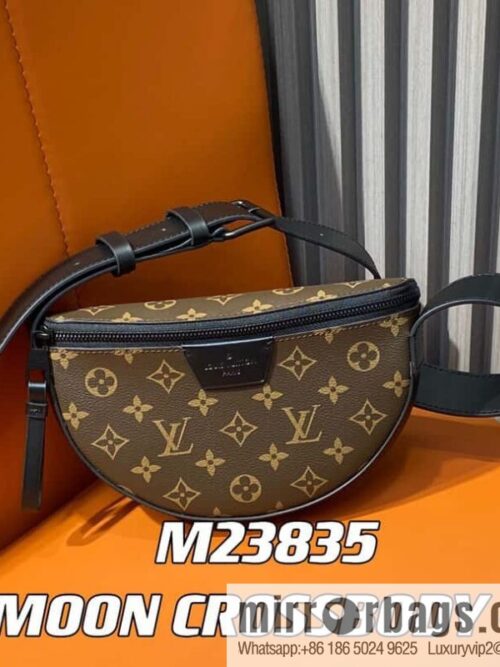 [Boutique‑grade] M23835 monogram men\'s bag moon bag series, new LV MOON CROSSBODY handbag in autumn and winter