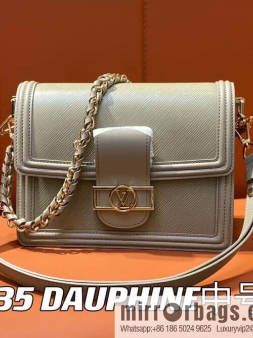 [Boutique‑grade] M23635 khaki epi Daphne series DAUPHINE medium handbag M23635 This Dauphine medium handbag