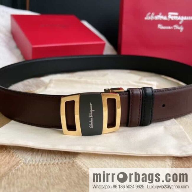 IMG_0860-800x800tphjko1rzxs81612_20250701194110.jpg Ferragamo Ferragamo, Stainless Steel Fusion Acrylic Men\'s Belt 3.5cm