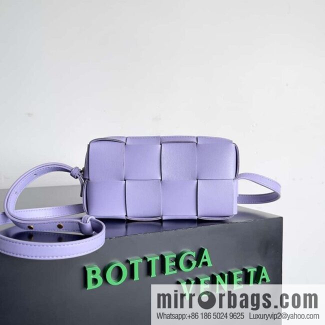 Bv early autumn new Cassette mobile phone bag, messenger bag, model; 755031 crystal purple