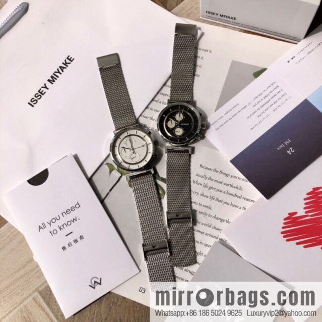 Issey Miyake, a six-hand chronograph quartz men\'s watch