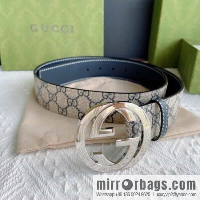 Gucci Gucci, exquisite polished double G buckle classic men\'s 3.8cm belt
