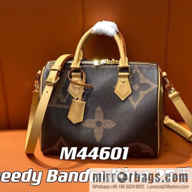 [Boutique‑grade] M44601 monogram yellow leather speedy pillow bag series SPEEDY BANDOULIZRE 25 handbag