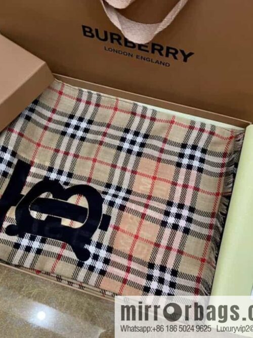 Burberry Double Sided Cashmere Long Scarf