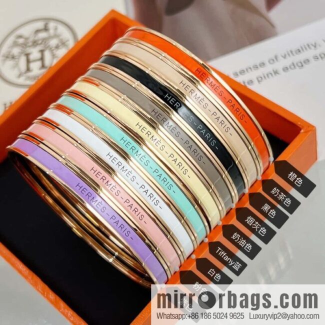 ❤️New Hermès round bracelet (9 colors) HERMES UNI BANGLE round ring bracelet bracelet