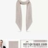 LV Louis Vuitton Monogram pattern silk wool blend scarf M71336