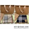 Burberry Burberry Metallic Logo Plaid Scarf