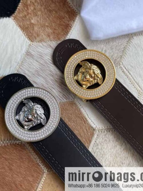 IMG_1356-1-800x8005pqtw5sbedn102212_20250702050548.jpg VERSACE Versace Men\'s Black/Coffee Double Sided Cowhide Belt 3.8cm