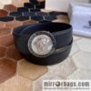 IMG_13670-800x800ucizfcdxbkx102193_20250702050517.jpg VERSACE Versace, Stainless Steel Medusa Metal Buckle Men\'s Black First Cowhide Belt 3.8cm