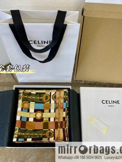 IMG_1394-800x800mihaawq3upq82648_20250701201415.jpg CELINE 100% silk medieval silk scarf