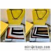 FENDI Fendi top herringbone silk cashmere square scarf