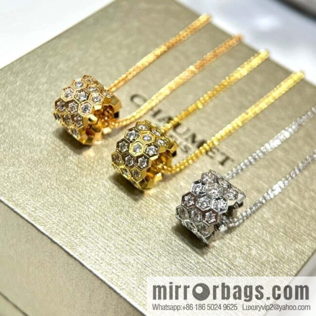 ❗️New ❗️ ☀️ Shangmei Paris, Love Nest Series Full Diamond Honeycomb Necklace ☀️