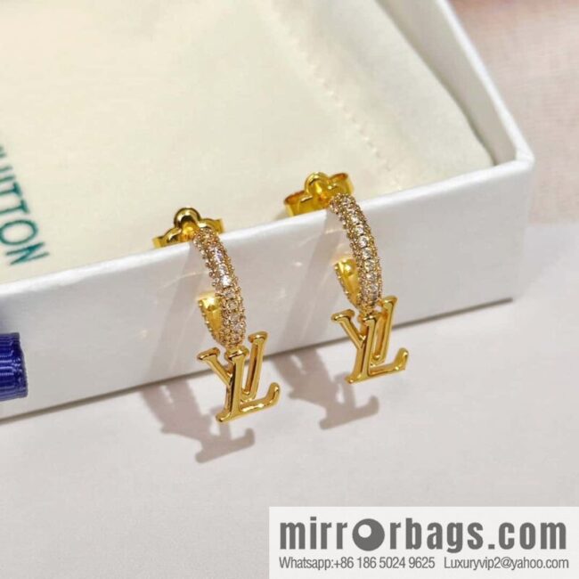 ❗️New ❗️ M01732 ☀ Louis Vuitton LV ICONIC stud earrings ☀