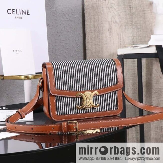 [Premium quality, all steel hardware] TEEN TRIOMPHE calfskin handbag, number: 188423BF4.07PO