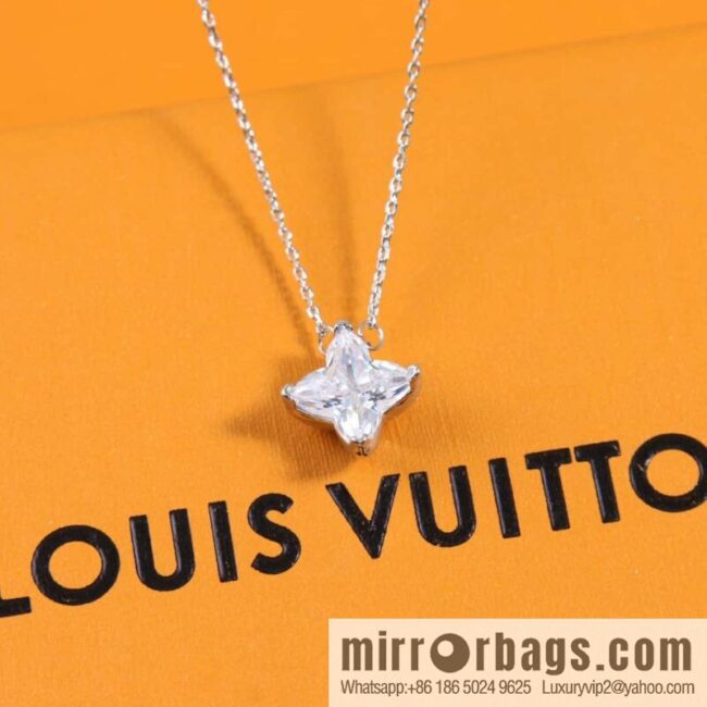 Louis Vuitton Louis Vuitton diamond necklace, stud earrings