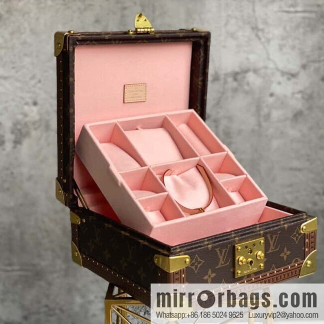 M20040 pink jewelry box, box series COFFRET JOAILLERIE jewelry box