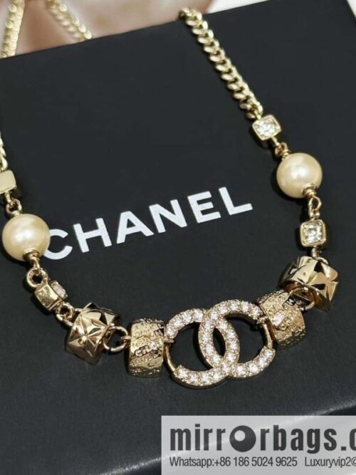 IMG_2046-800x800osmx545m2t280965_20250701192156.jpg ❗️New ❗️ Chanel necklace ☀️ new ☑️ Chanel double c pearl necklace ☀️
