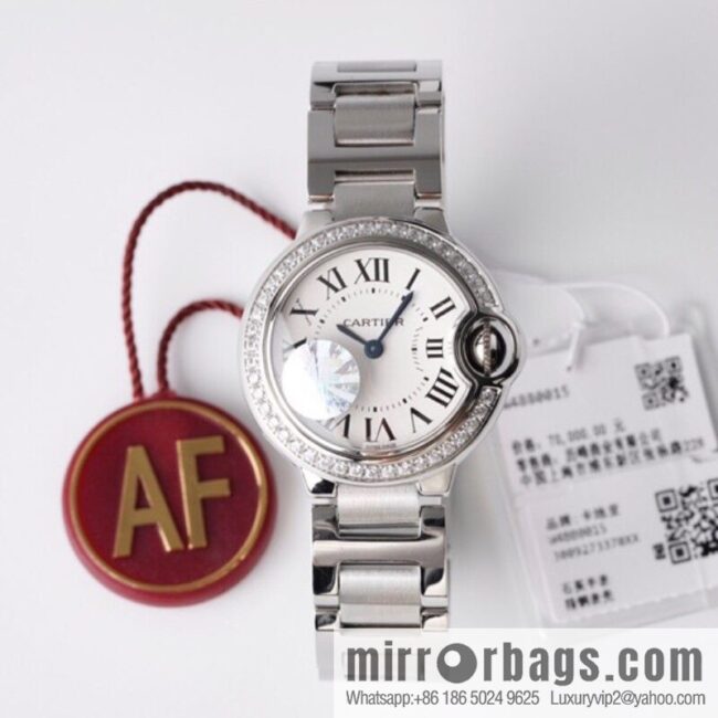 IMG_23030-800x800mji0lou4tue107775_20250702070932.jpg AF\'s most beautiful replica, Cartier 28mm small blue balloon W69010Z4 women\'s watch