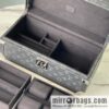 M20209 Black Flower Black Lane, Multifunctional Storage Box MCoffret Accessoires Hard Case