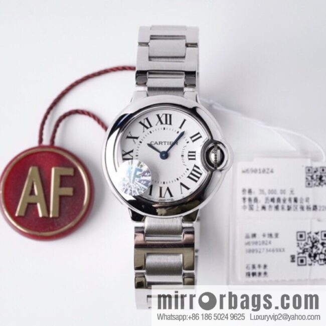 IMG_23120-800x800qpferzbb5uy107776_20250702070933.jpg AF\'s most beautiful replica, Cartier 28mm small blue balloon W69010Z4 women\'s watch