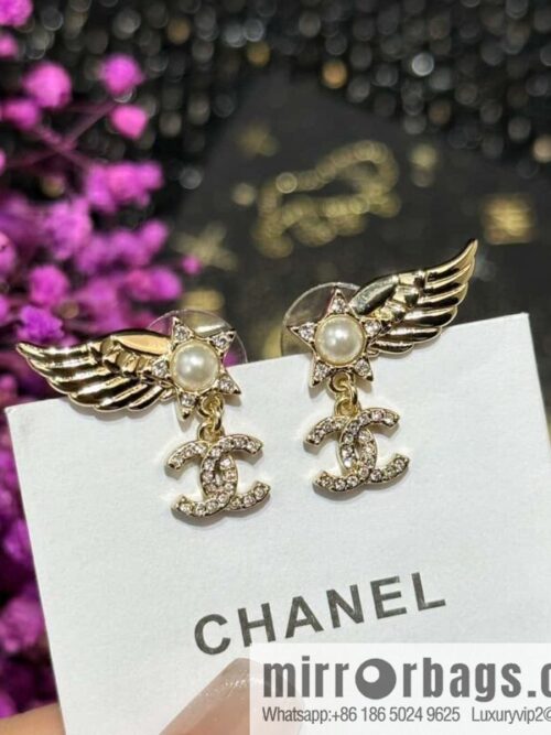 IMG_2320-800x800g2ebik1yrzc128791_20250702205752.jpg ☀️New ☑️ Chanel C2 double c wings pentagram ⭐ star stud earrings