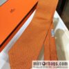 Hermes 100% top twill silk + wool inner panda tie