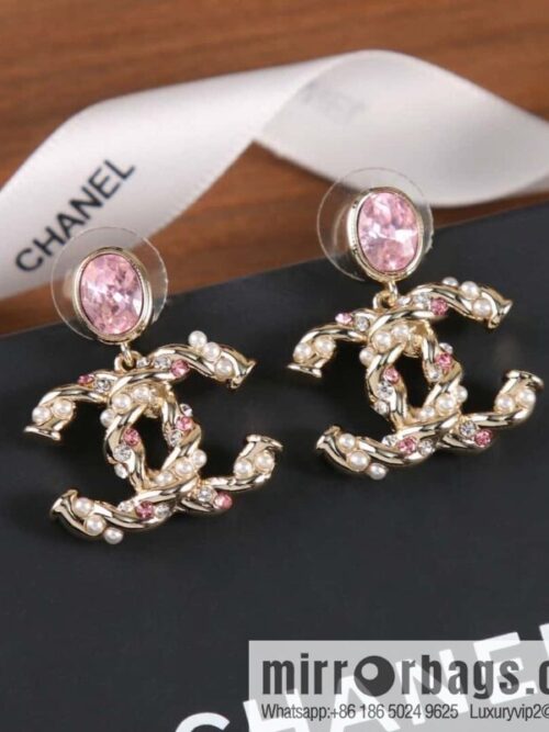 IMG_2360-800x800hjiff5gz3wm148863_20250705072124.jpg ☀️New ☑️ Chanel C2 double c twist pink diamond pearl stud earrings