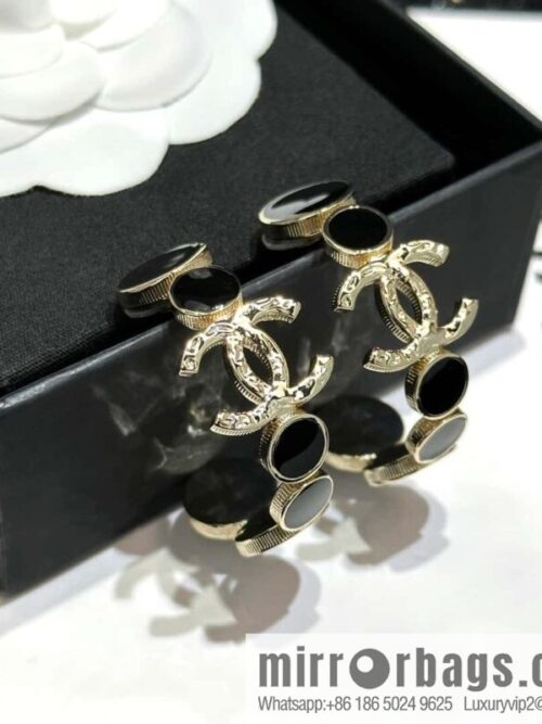 IMG_2381-800x800jvauiktaiez125273_20250702184227.jpg ☀️New ☑️ Chanel C1 double c black round oil stud earrings